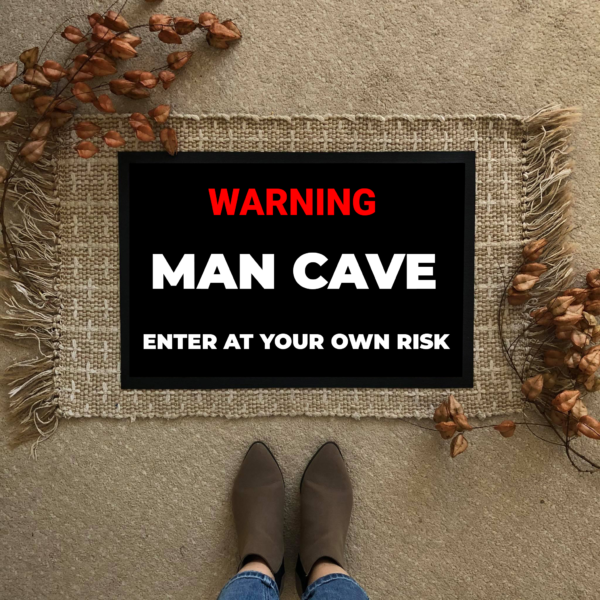 MAN CAVE flat - Egyedi lábtörlők