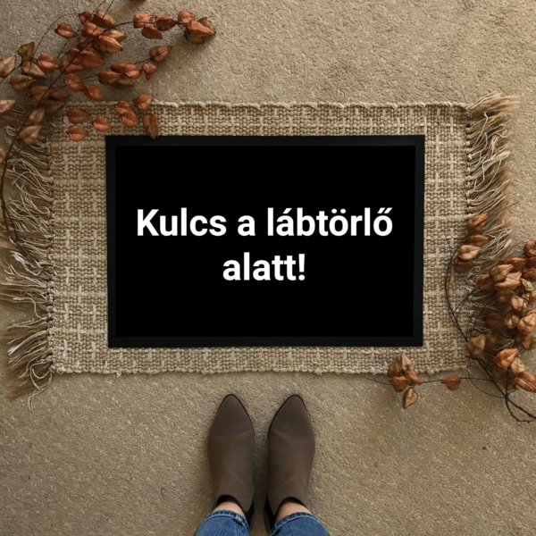 kulcs flat - Egyedi lábtörlők