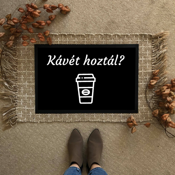 kávéthoztál flat - Egyedi lábtörlők