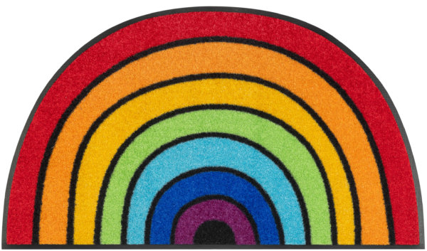 Rainbow szivárványos félkör alakú lábtörlő scaled - Egyedi lábtörlők