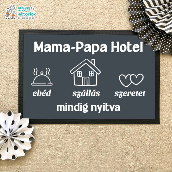 mama papa hotel - Egyedi lábtörlők